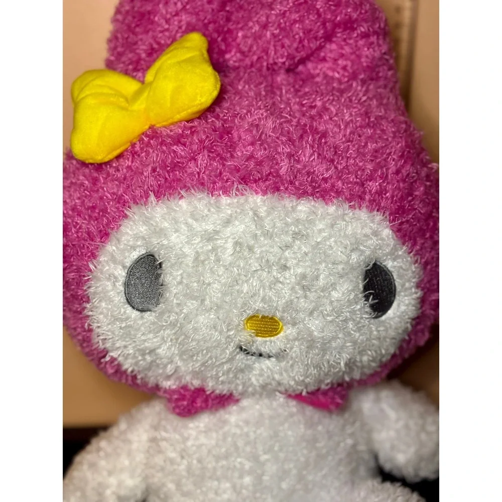 New Sanrio My Melody Plush Backpack Pink White Feather Fleece F25MY65068-XX